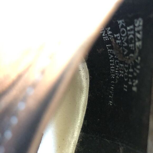 Carisma Sz 7.5N Leather Pewter Metallic Beaded Slip On Resort Summer Loafers - Picture 9 of 9